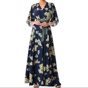 Wayward Francies eShakti Floral Kimono Jumpsuit